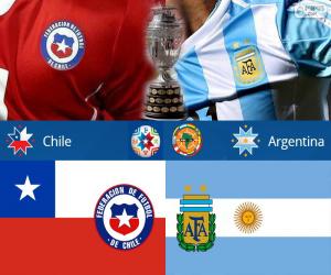 Puzzle CHI - ARG, τελική Copa America 2015
